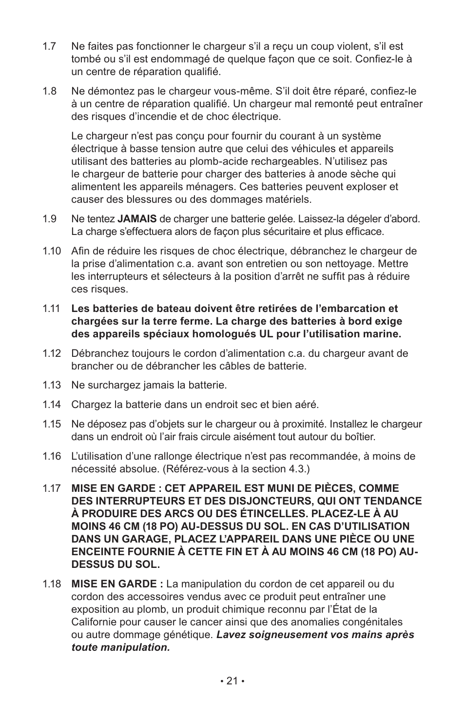 Napa Essentials 85-640 User Manual | Page 23 / 60