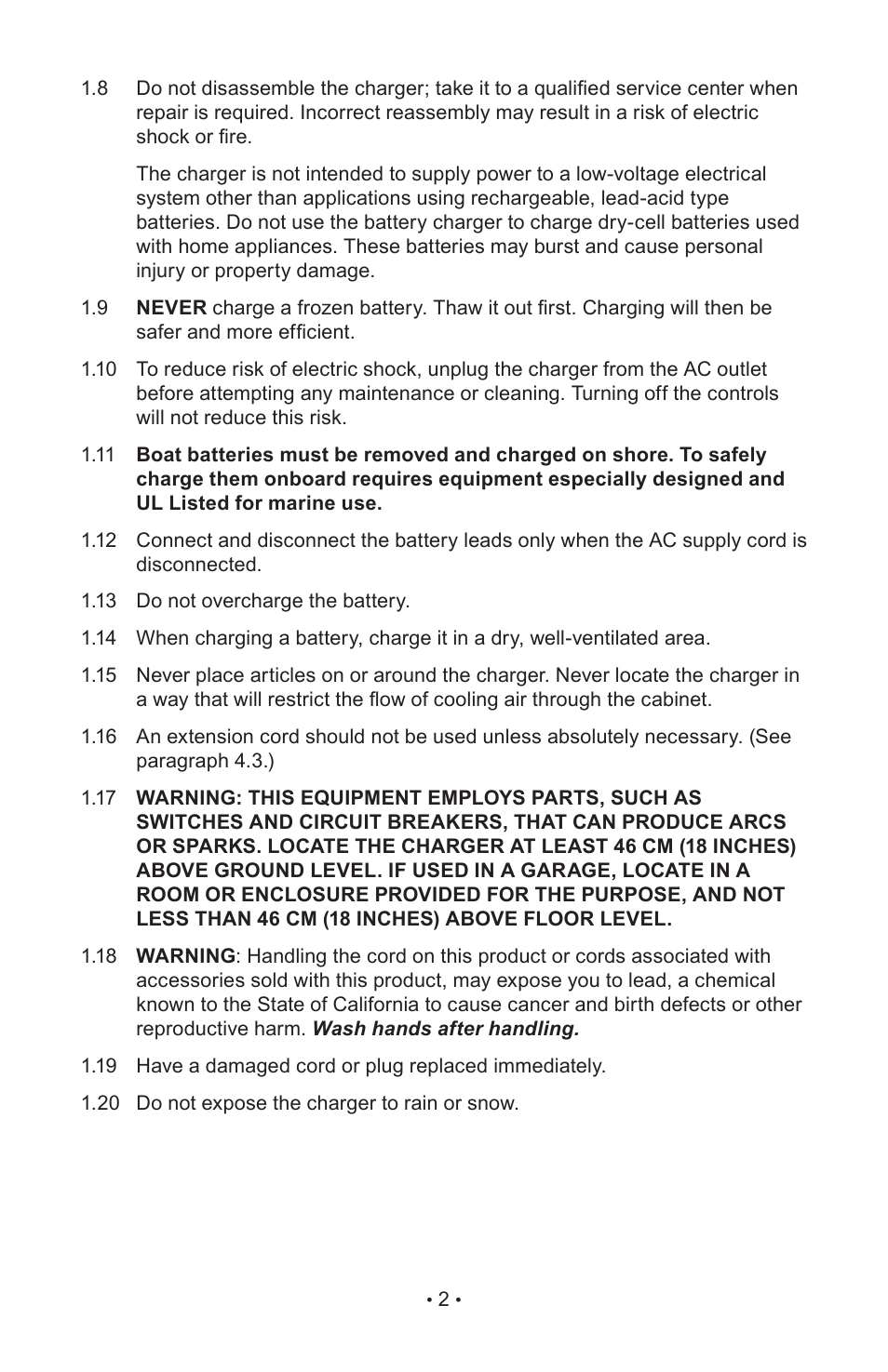 Napa Essentials 85-640 User Manual | Page 4 / 60