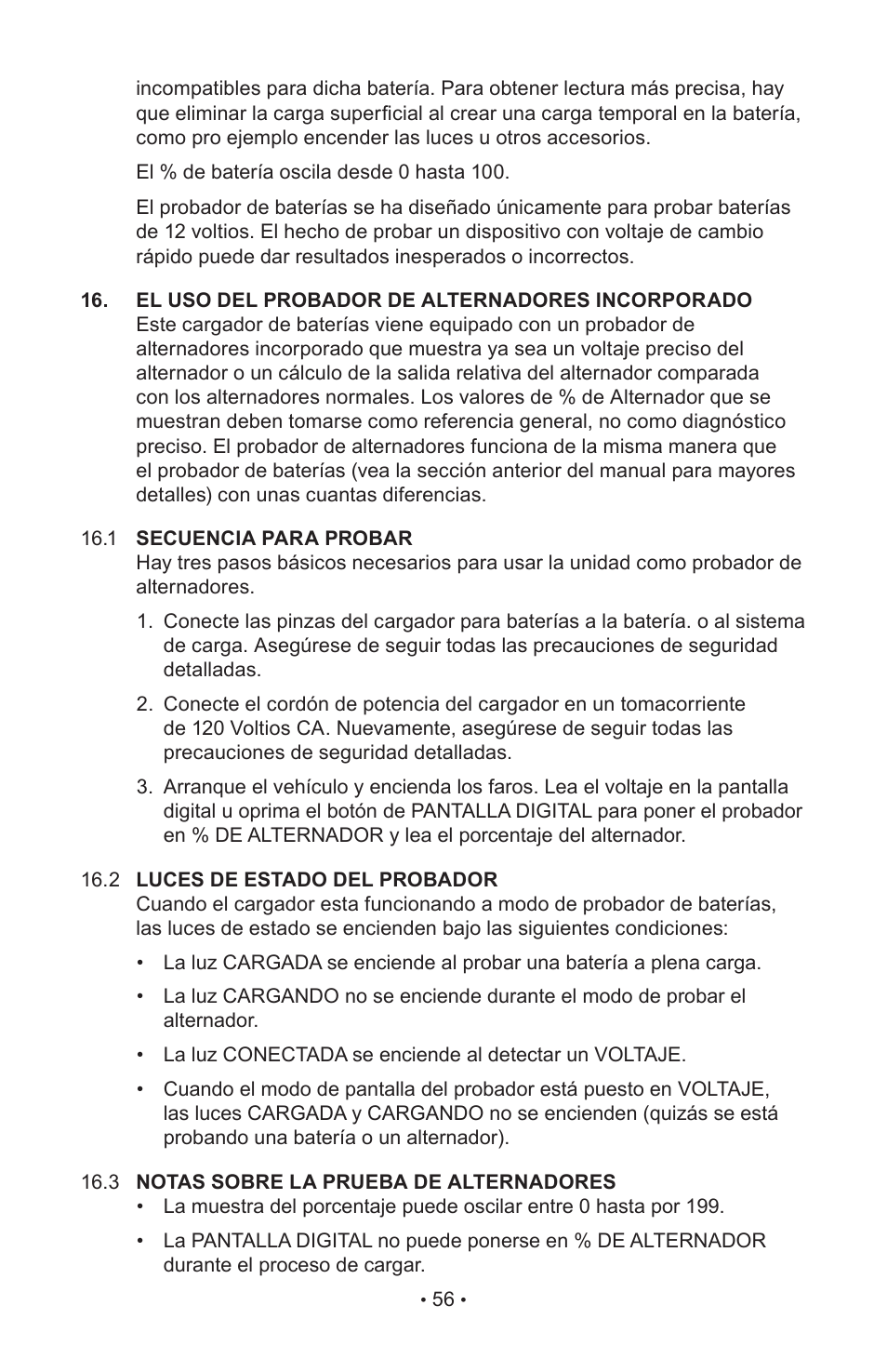 Napa Essentials 85-640 User Manual | Page 58 / 60