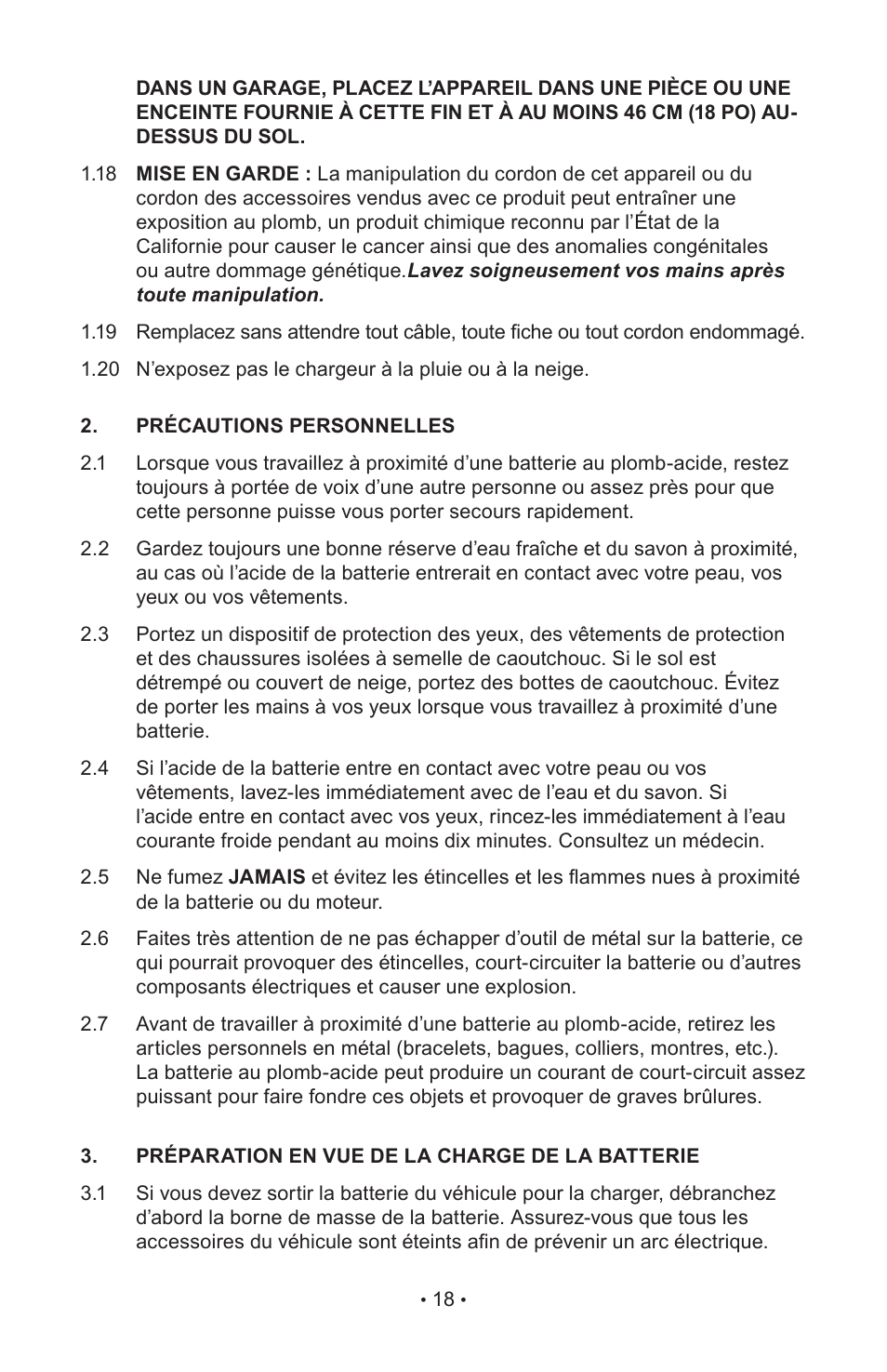 Napa Essentials 85-510 User Manual | Page 20 / 48