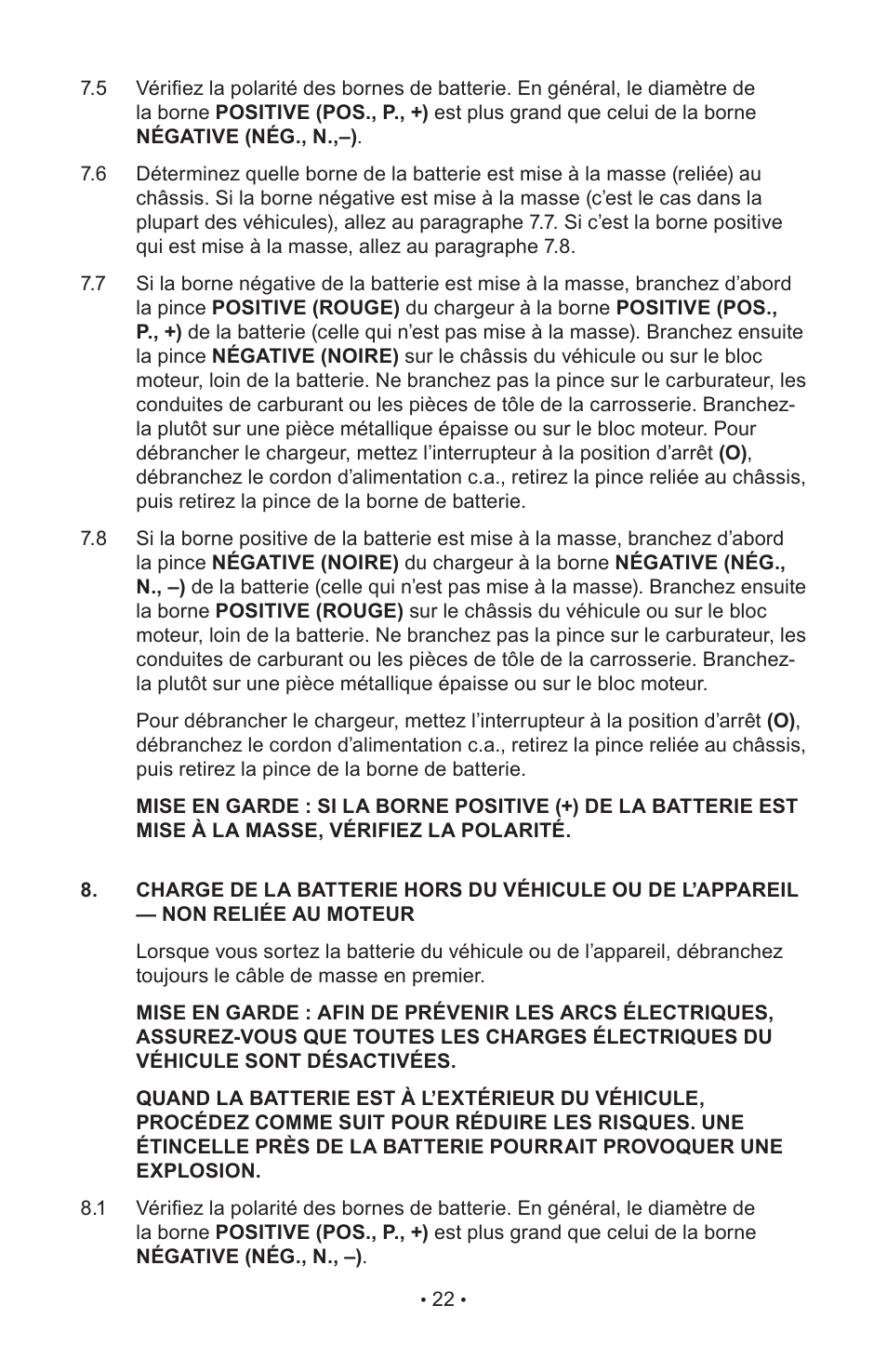 Napa Essentials 85-510 User Manual | Page 24 / 48