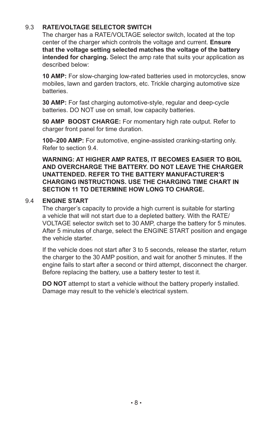Napa Essentials 85-2500 User Manual | Page 10 / 52