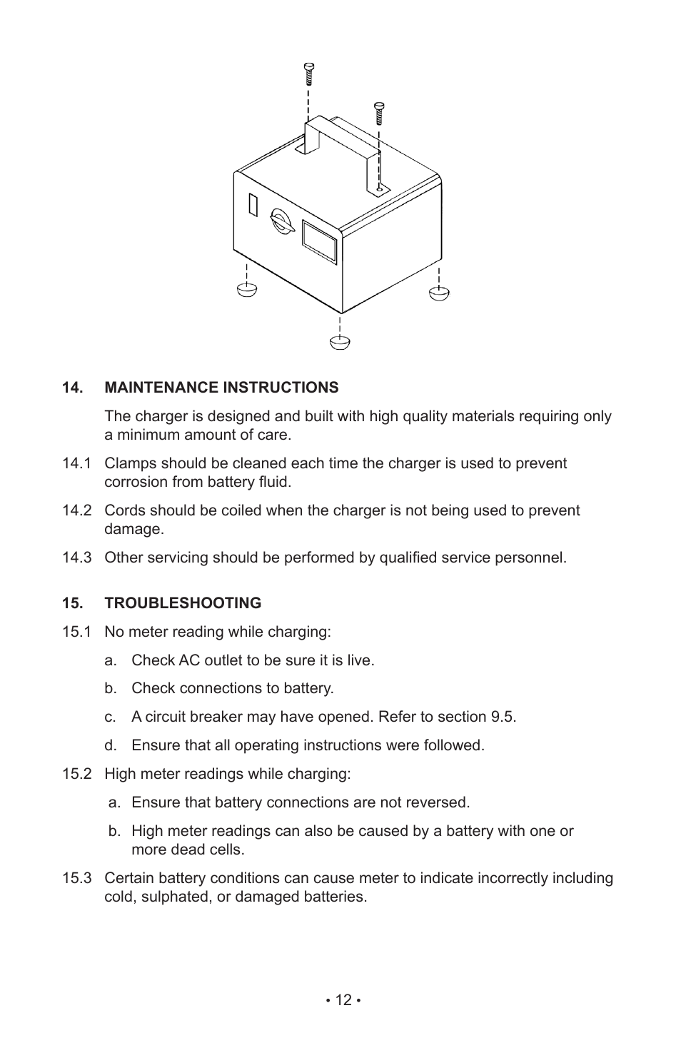 Napa Essentials 85-2500 User Manual | Page 14 / 52
