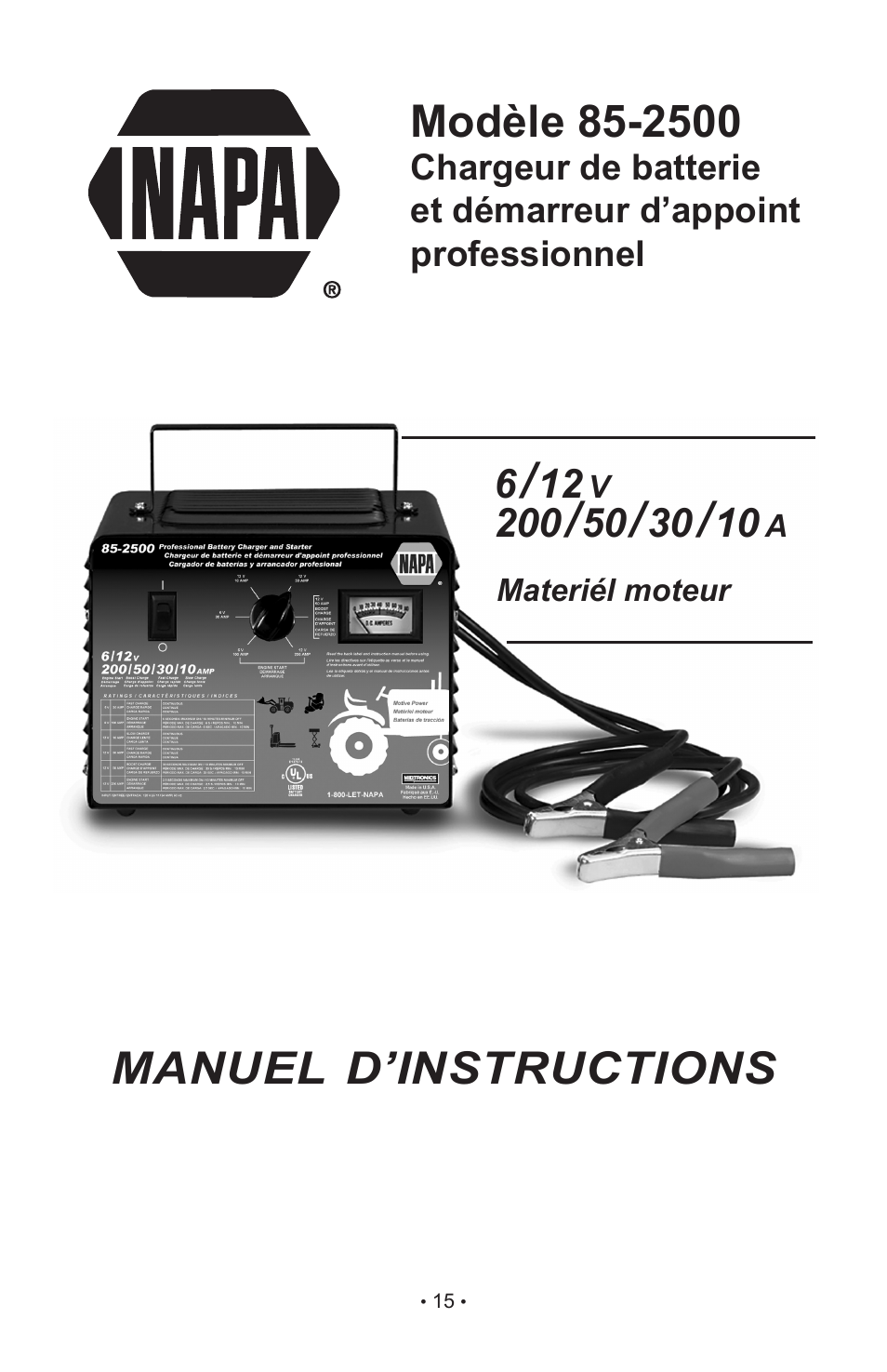 Manuel d’instructions | Napa Essentials 85-2500 User Manual | Page 17 / 52