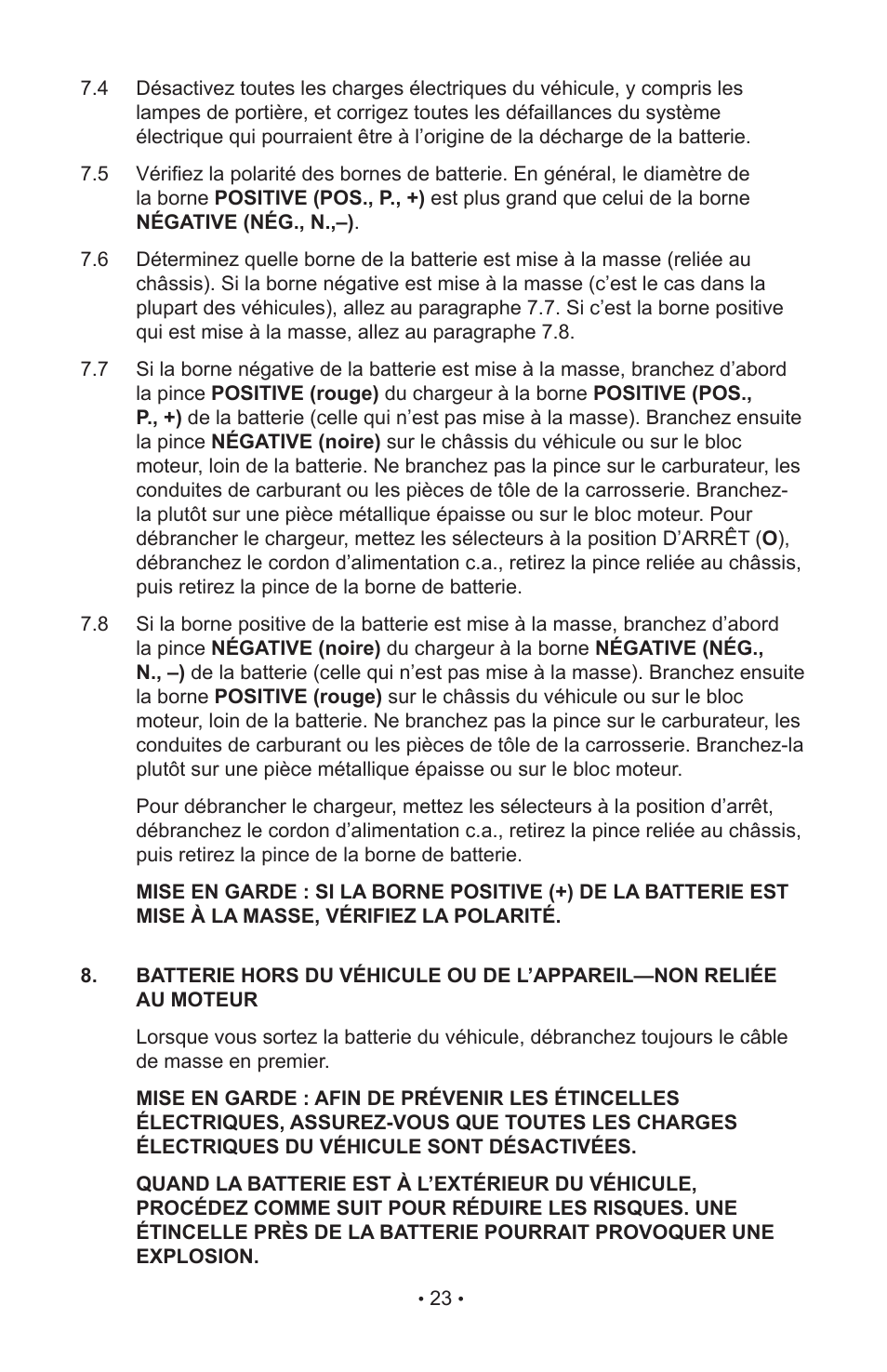 Napa Essentials 85-2500 User Manual | Page 25 / 52
