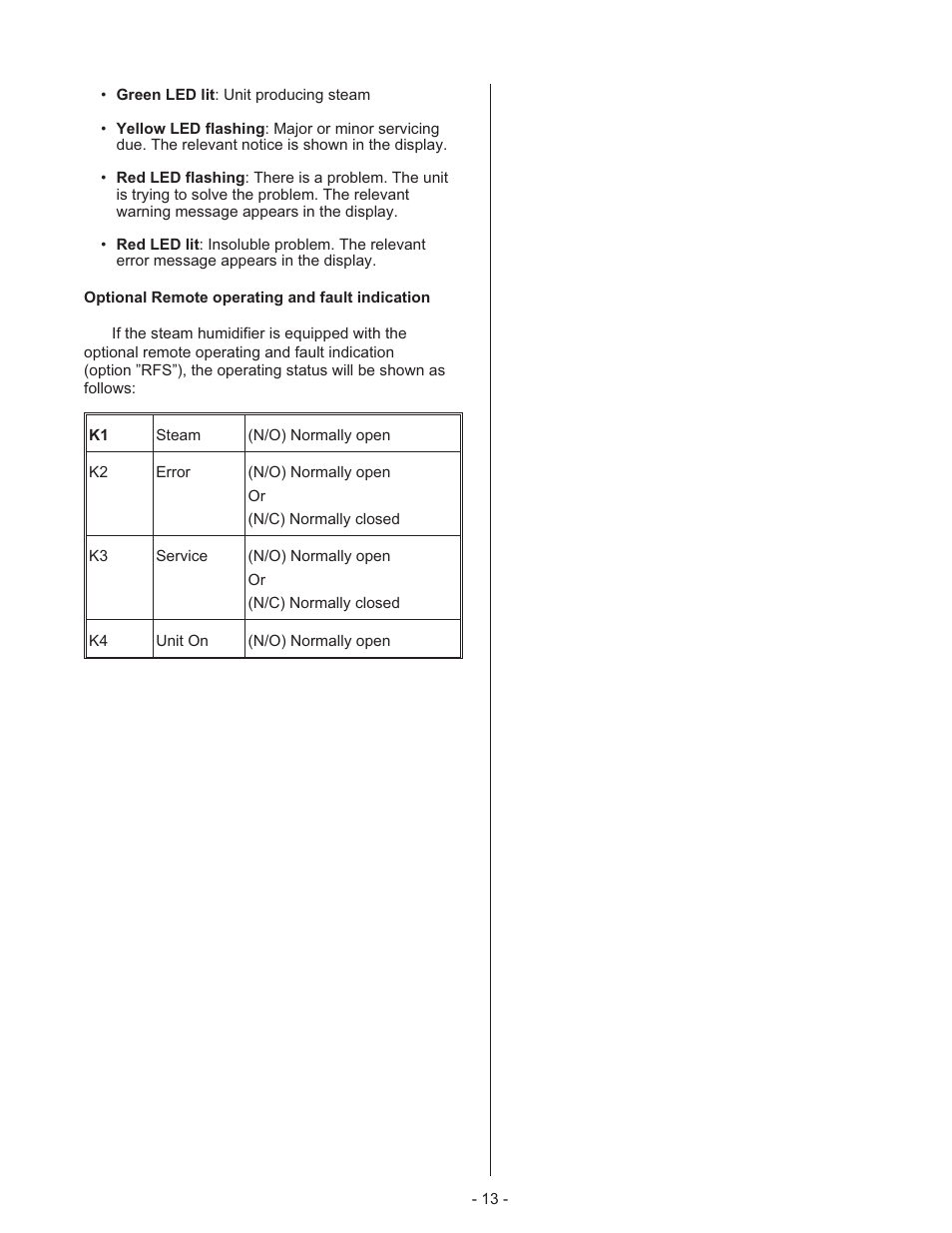 In ter ro ga tion of the op er ating status 14 | Nortec NHDI User Manual | Page 16 / 40