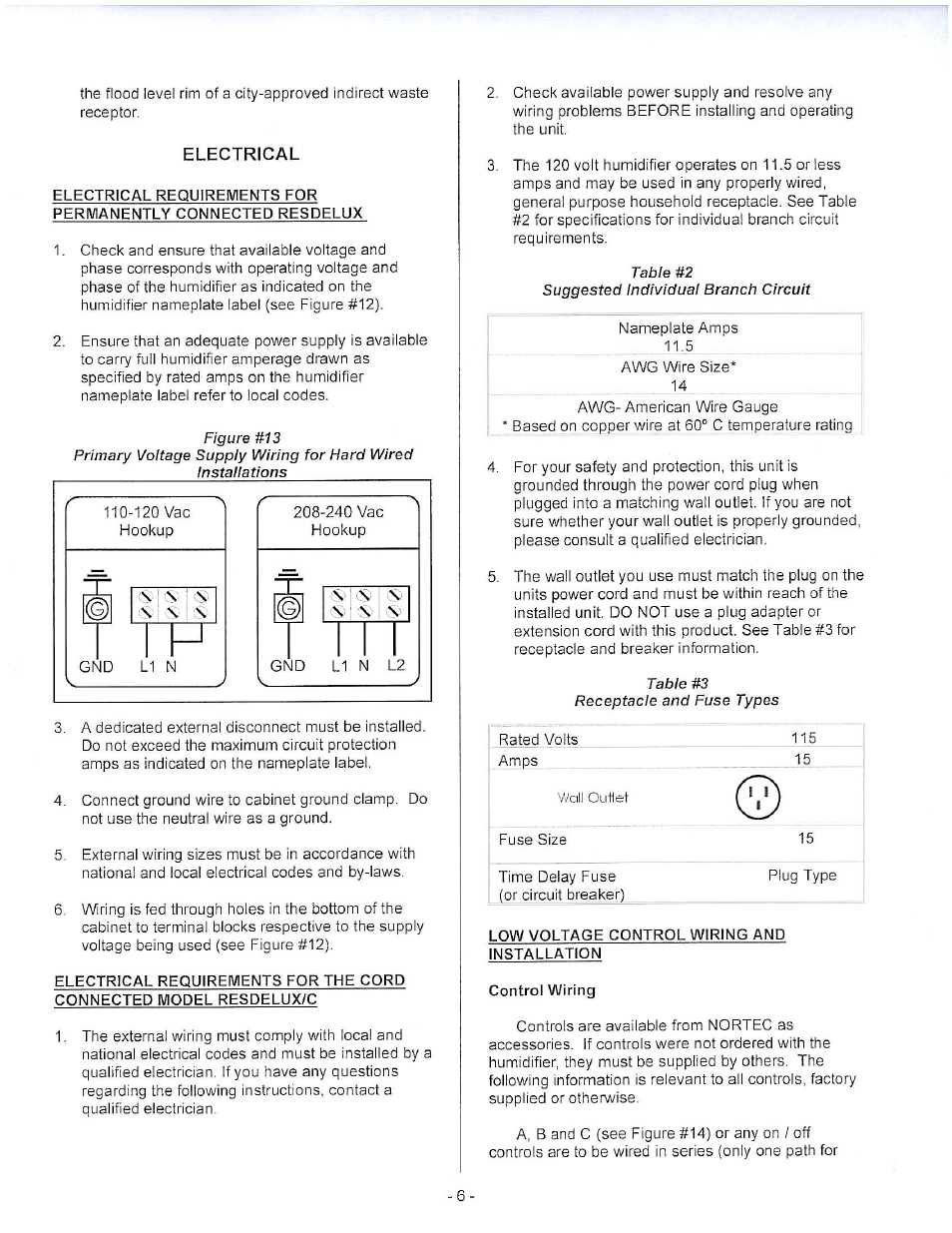 Nortec RESDELUX 1505691-B User Manual | Page 9 / 22