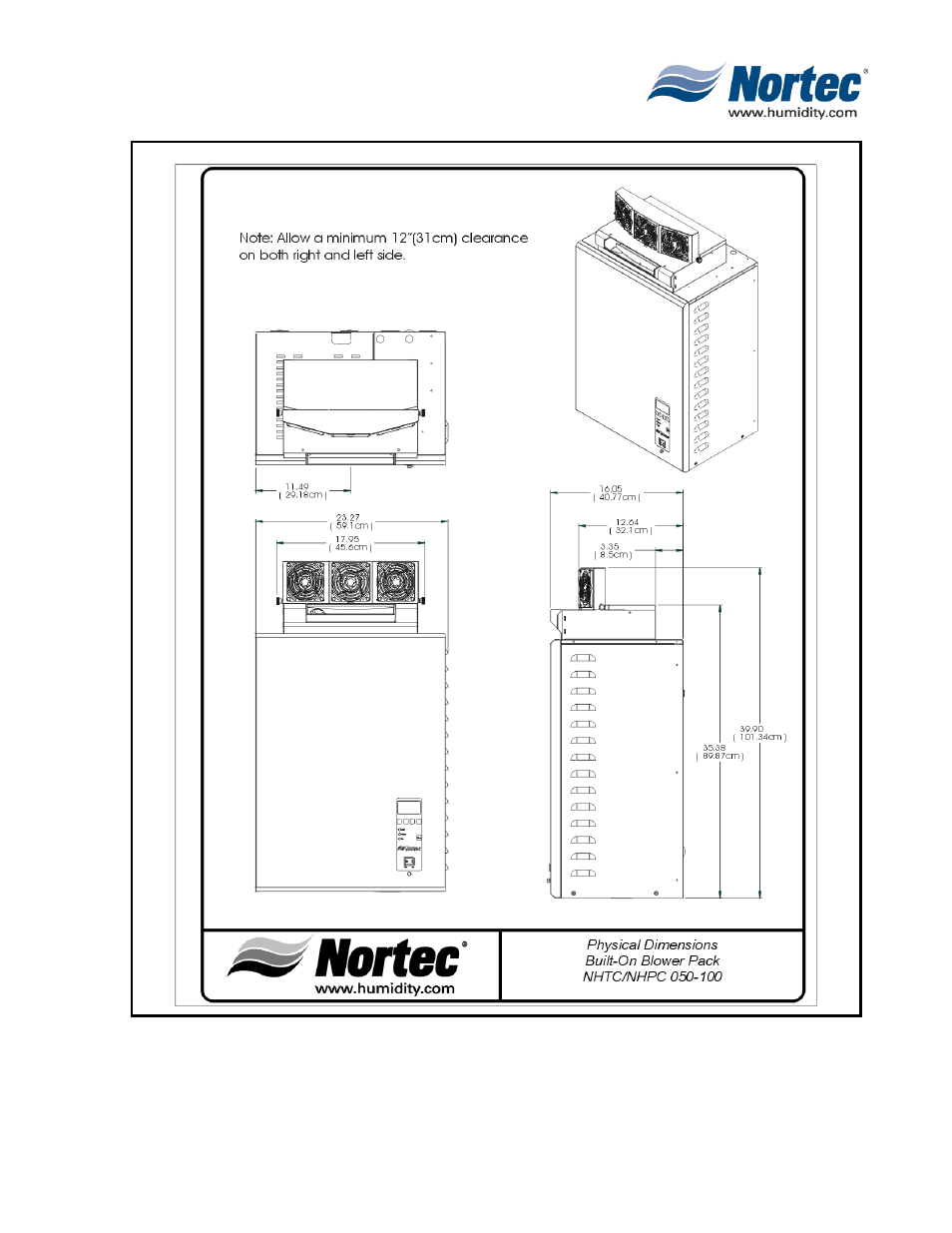 Nortec NHTC User Manual | Page 104 / 125