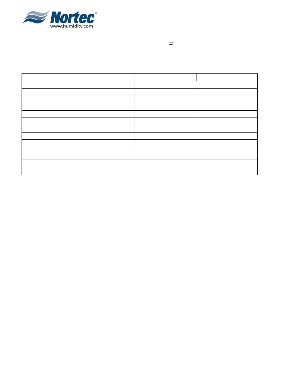 Nortec NHTC User Manual | Page 42 / 125