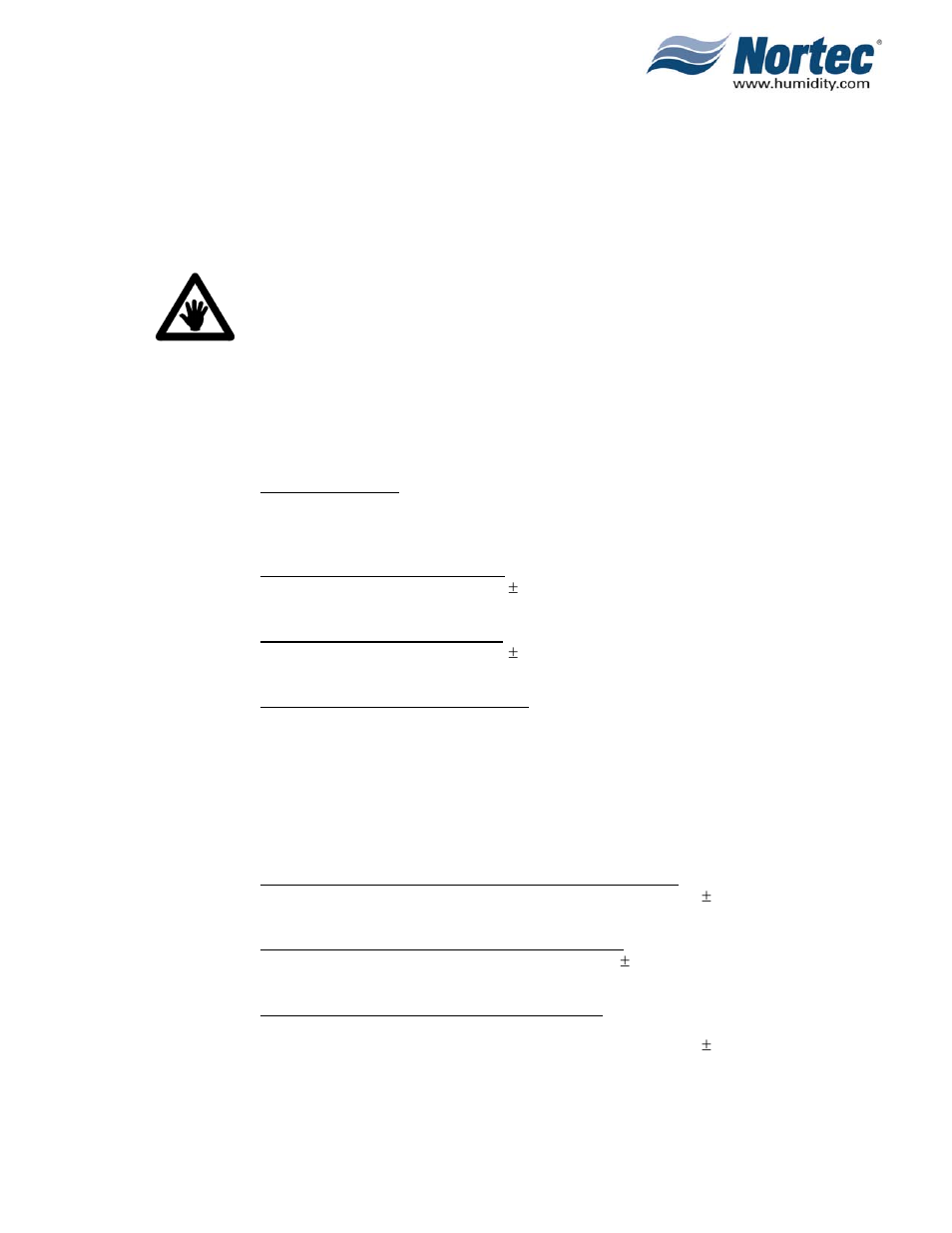 Nortec NHTC User Manual | Page 61 / 125