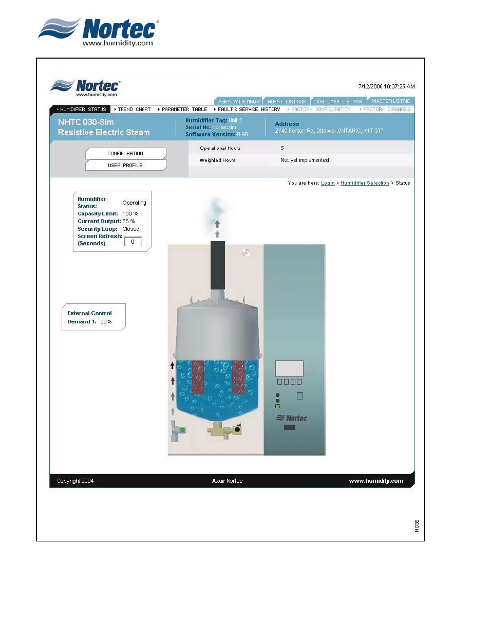 Nortec NHTC User Manual | Page 64 / 125