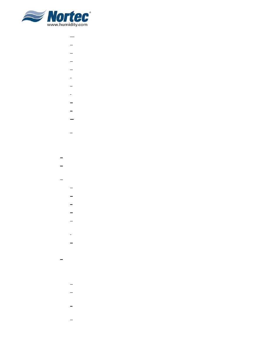 Nortec NHTC User Manual | Page 75 / 125