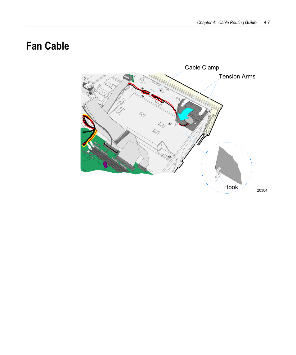 Fan cable | NCR 7458 User Manual | Page 101 / 112