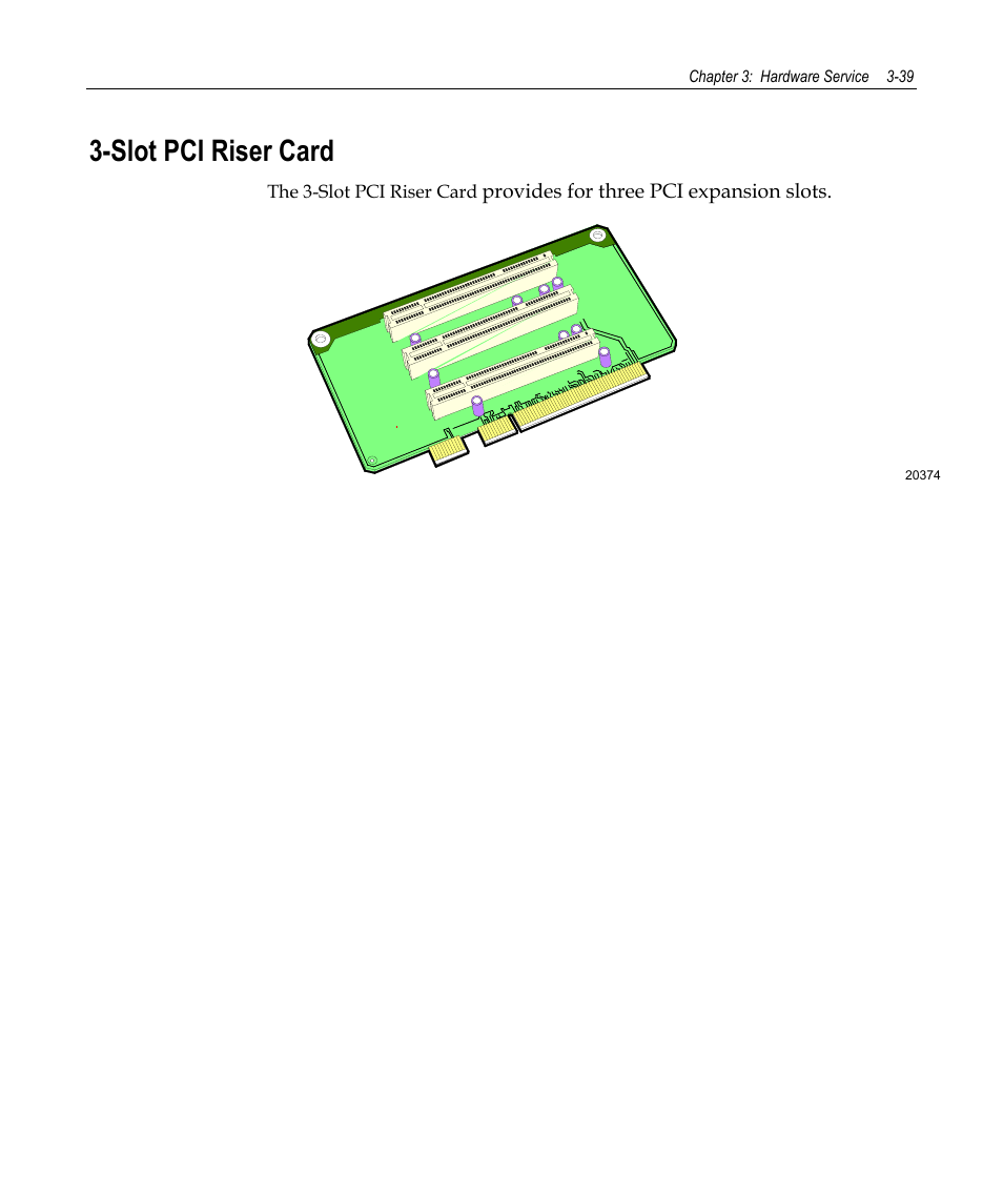 Slot pci riser card | NCR 7458 User Manual | Page 63 / 112