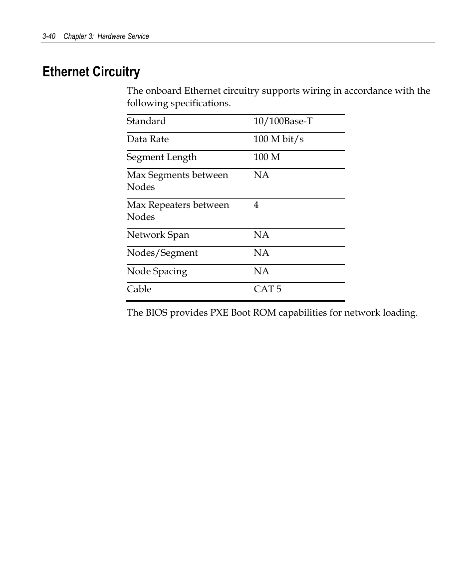Ethernet circuitry | NCR 7458 User Manual | Page 64 / 112