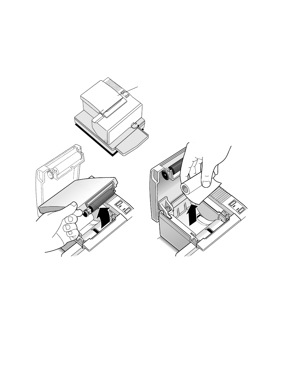 Removing the paper roll | NCR 7156 User Manual | Page 20 / 38