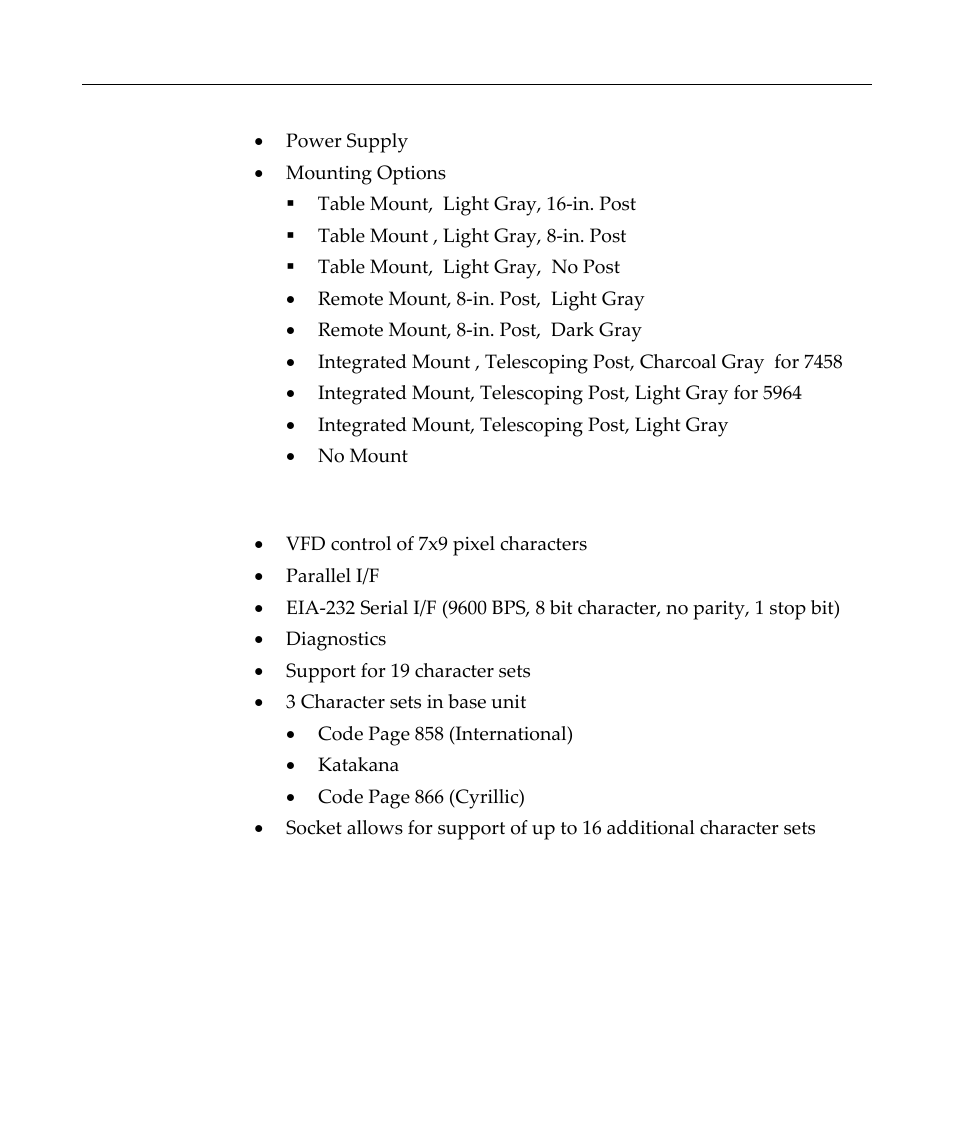 NCR Customer Display NCR 5972 User Manual | Page 12 / 90