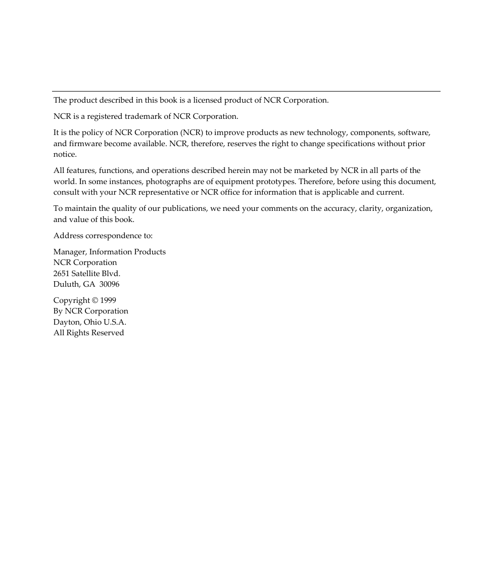 NCR Customer Display NCR 5972 User Manual | Page 2 / 90