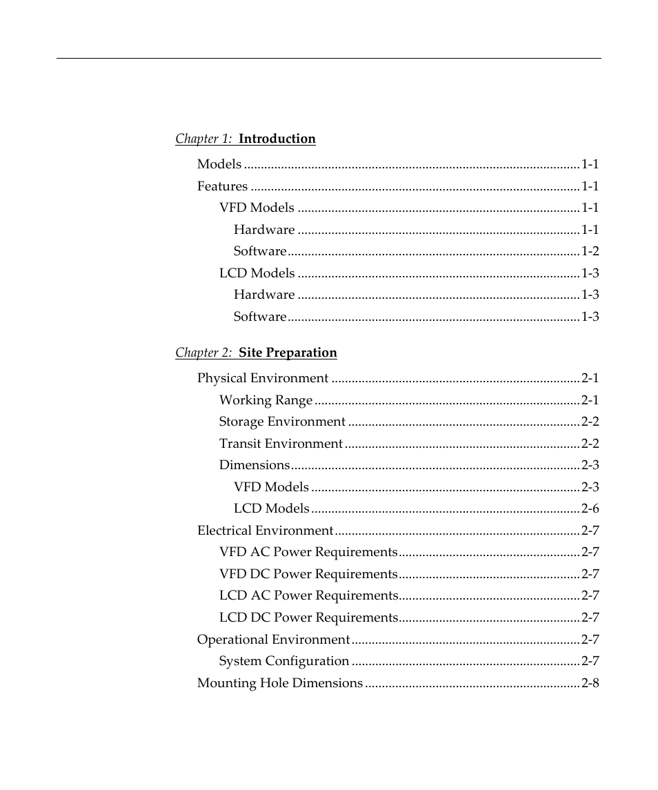 Ta ble of contents | NCR Customer Display NCR 5972 User Manual | Page 5 / 90