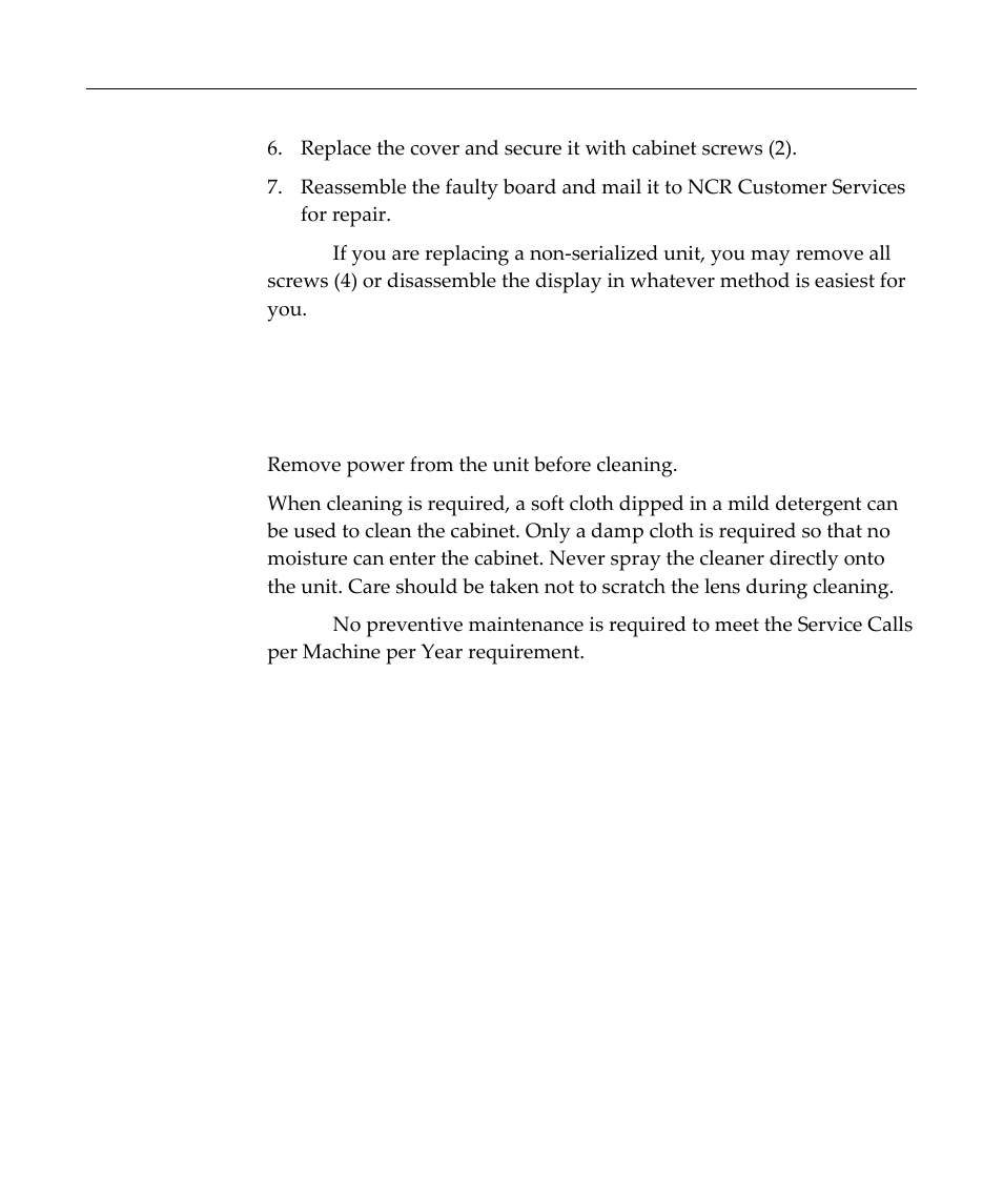 Cleaning the display, 866 (cyrillic) ‐41 | NCR Customer Display NCR 5972 User Manual | Page 90 / 90