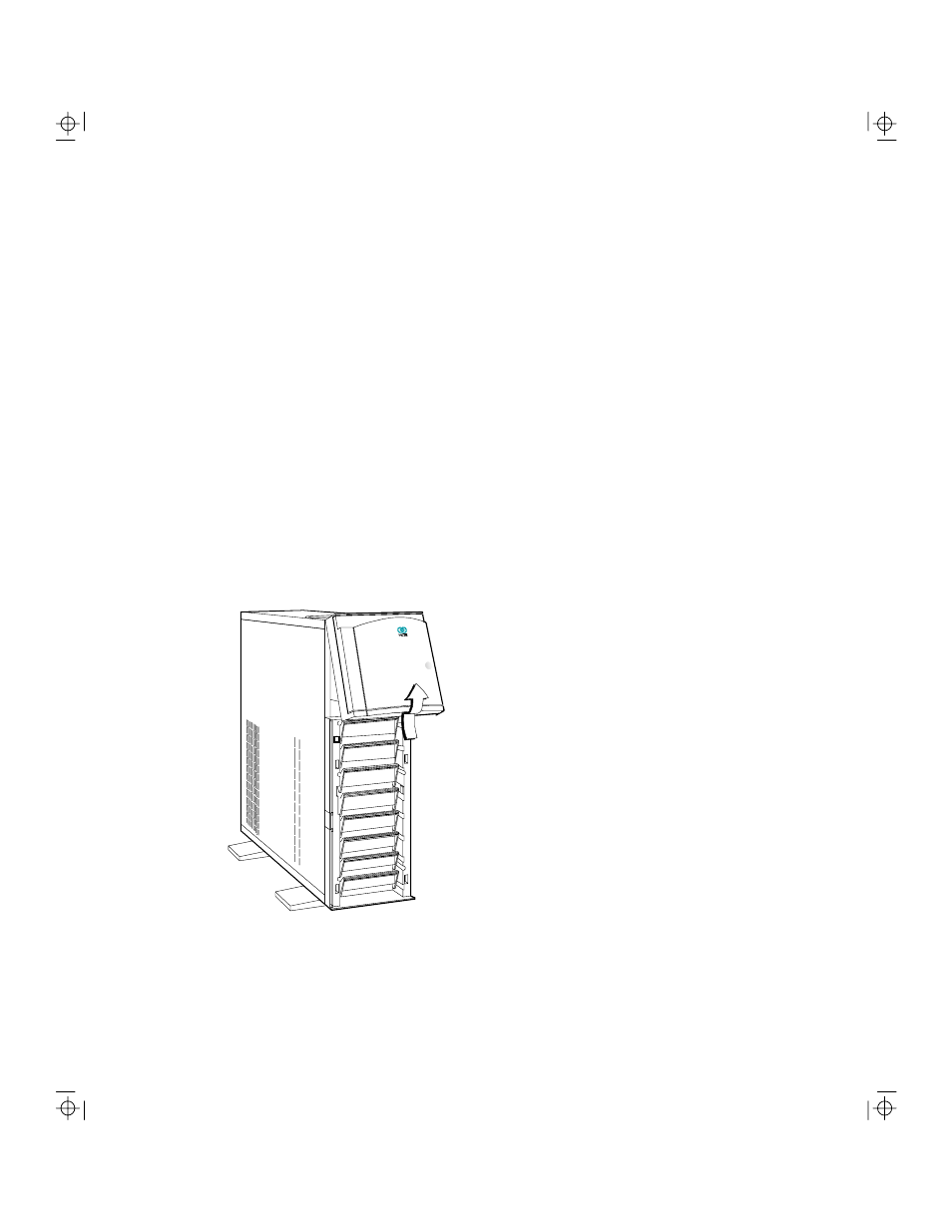 Installing drives, Removing the upper front panel cover and frame | NCR S26 User Manual | Page 50 / 220