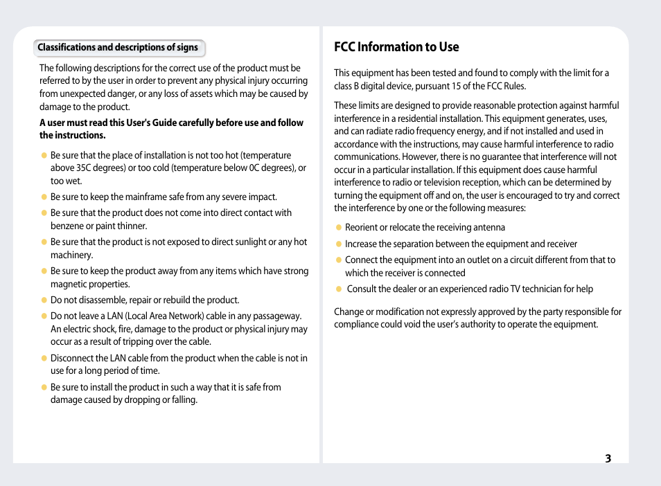 Fcc information to use | NComputing PC Expanion L120 User Manual | Page 4 / 98