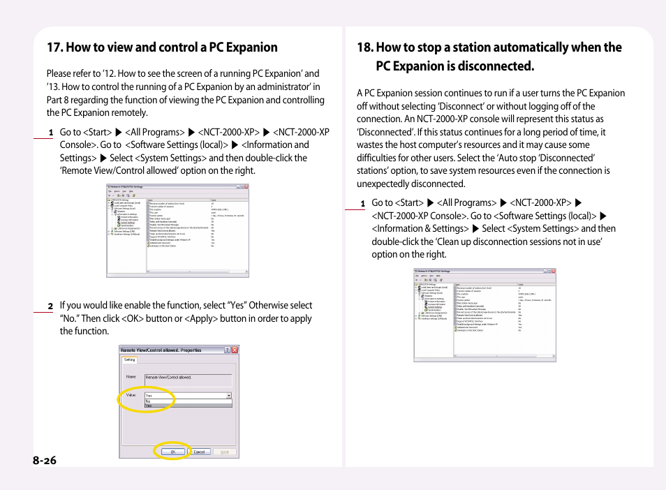 How to view and control a pc expanion | NComputing PC Expanion L120 User Manual | Page 67 / 98