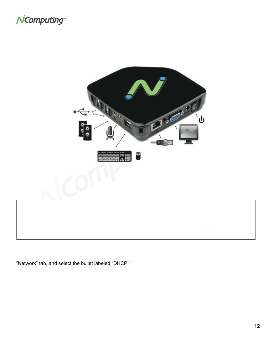 L300, Evice, Etup | L300 device setup | NComputing L300 User Manual | Page 12 / 59
