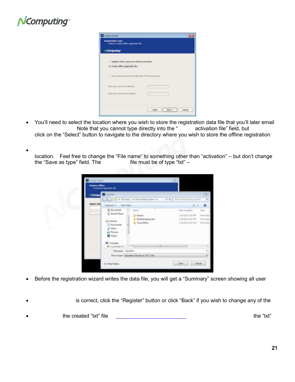 NComputing L300 User Manual | Page 21 / 59