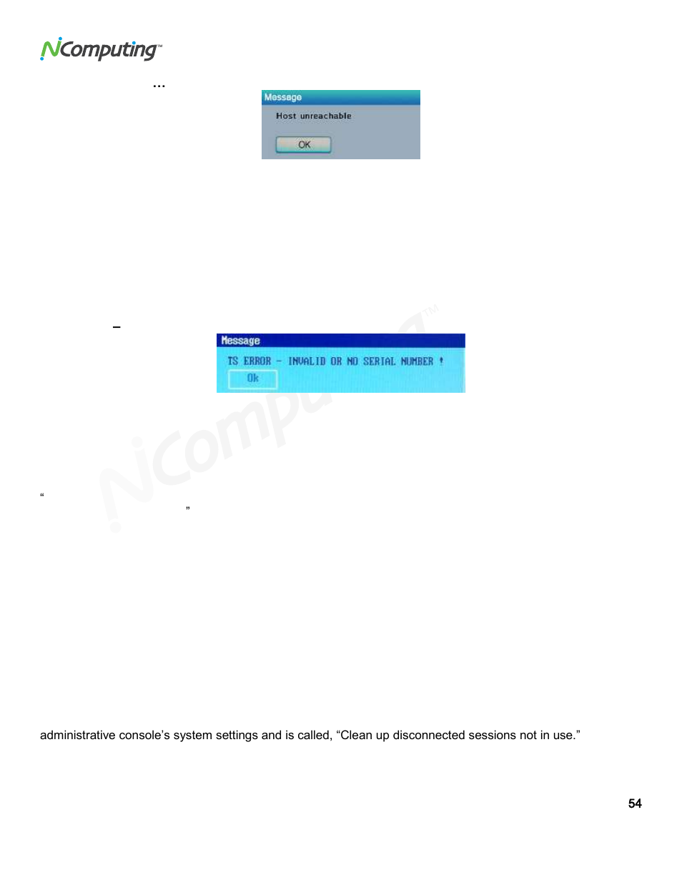 NComputing L300 User Manual | Page 54 / 59