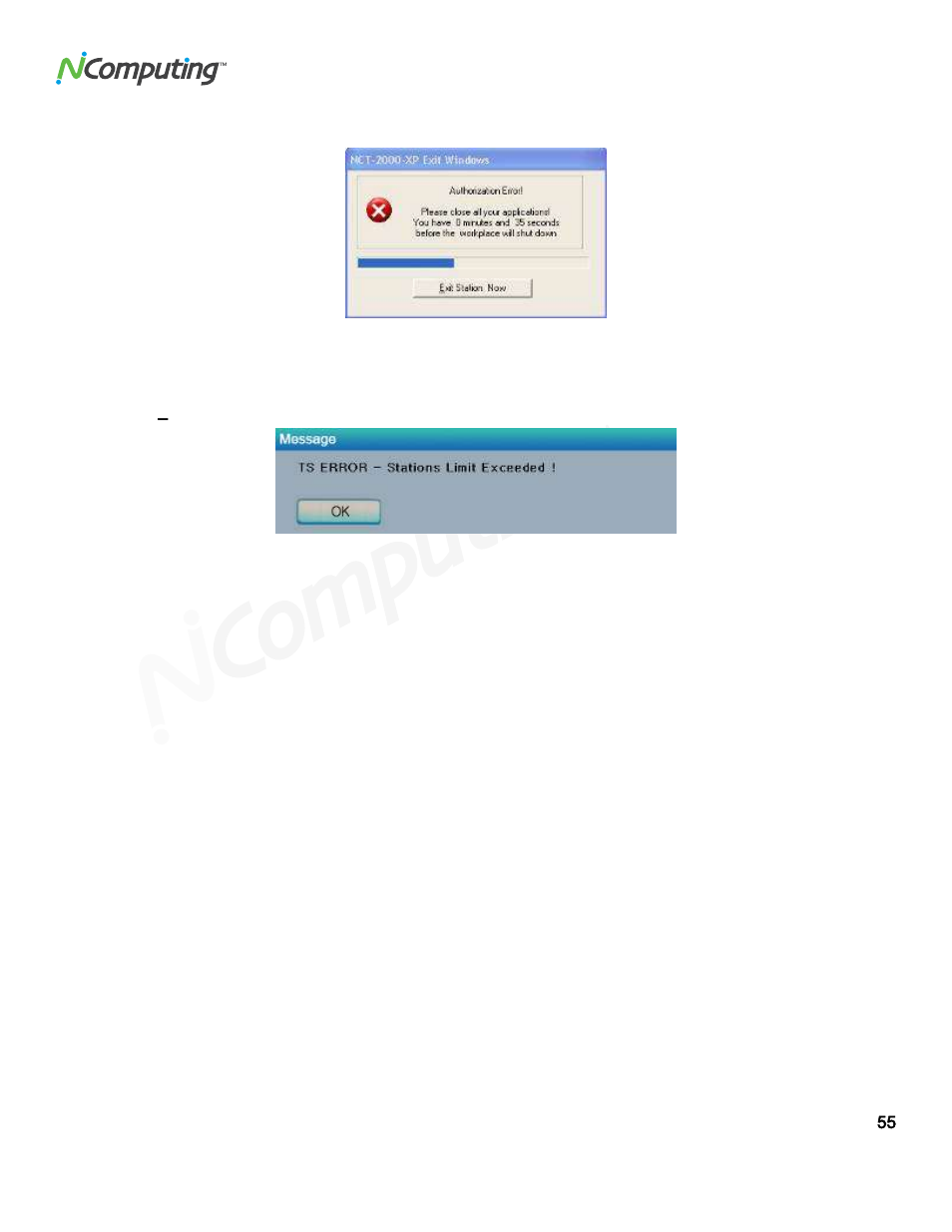 NComputing L300 User Manual | Page 55 / 59