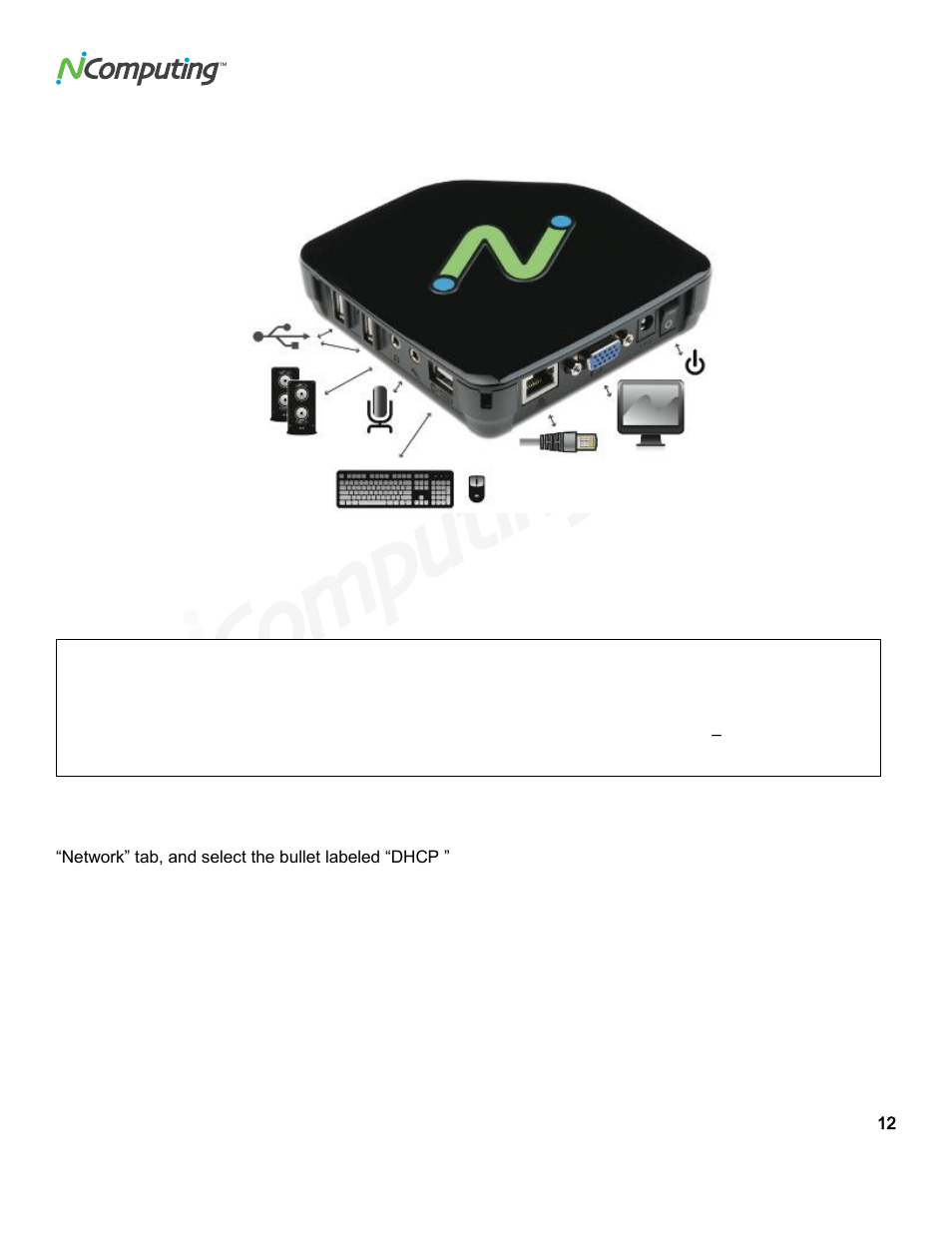 L300 device setup | NComputing VSPACE L300 User Manual | Page 12 / 53