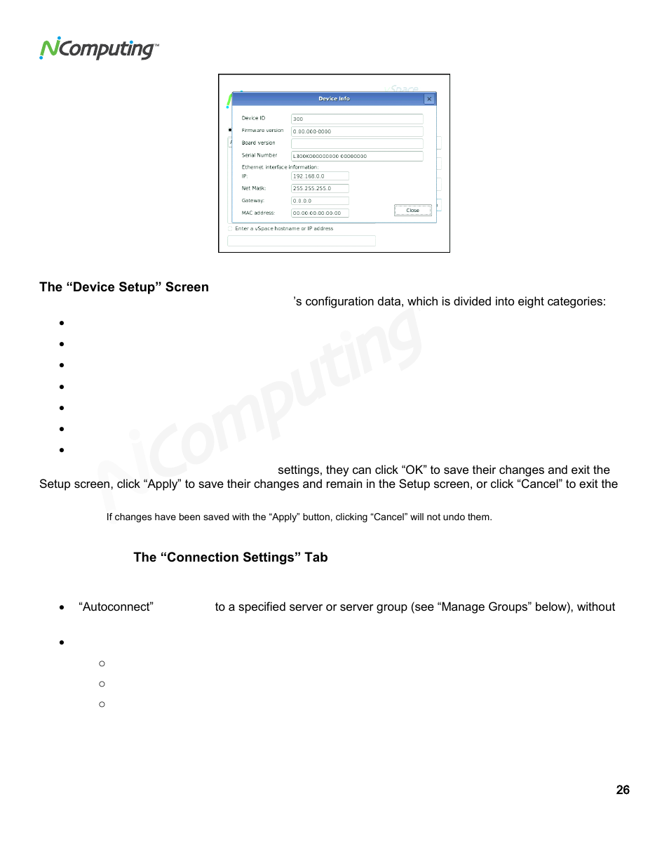 NComputing VSPACE L300 User Manual | Page 26 / 53