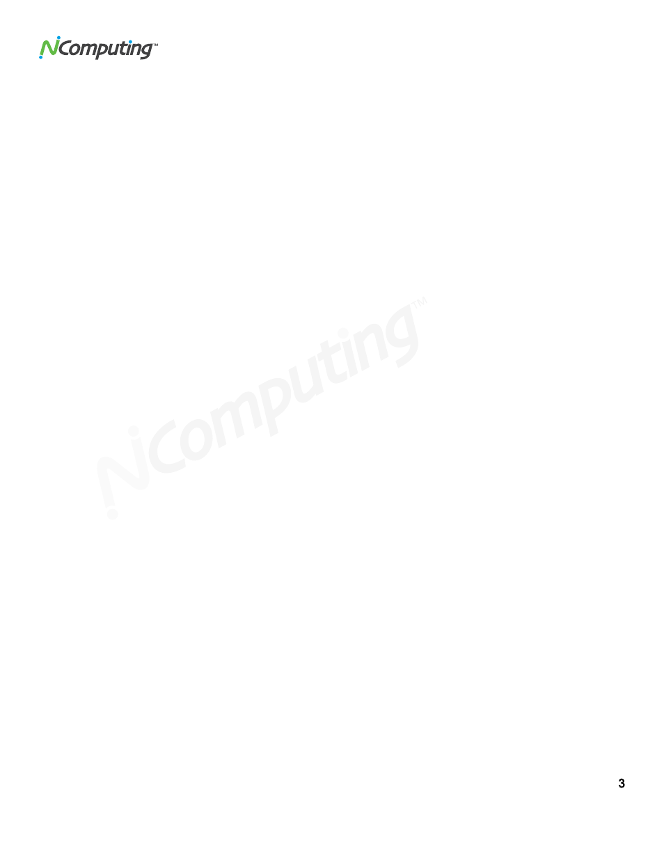 NComputing VSPACE L300 User Manual | Page 3 / 53