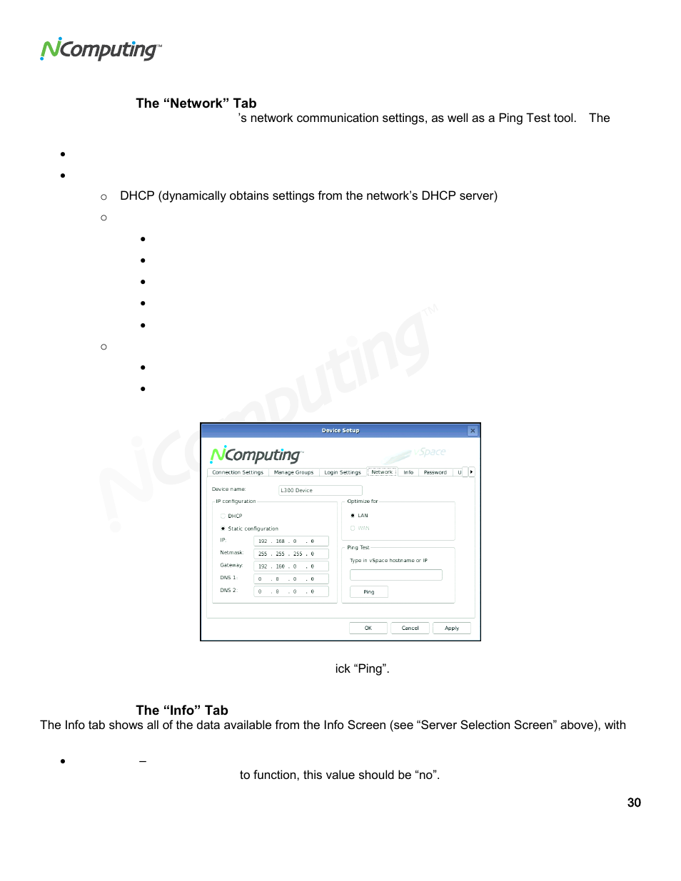 NComputing VSPACE L300 User Manual | Page 30 / 53