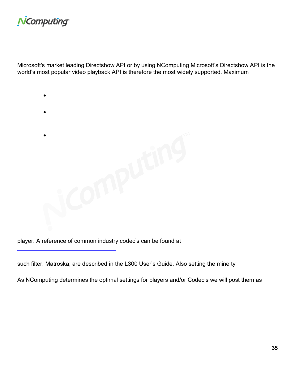 NComputing VSPACE L300 User Manual | Page 35 / 53