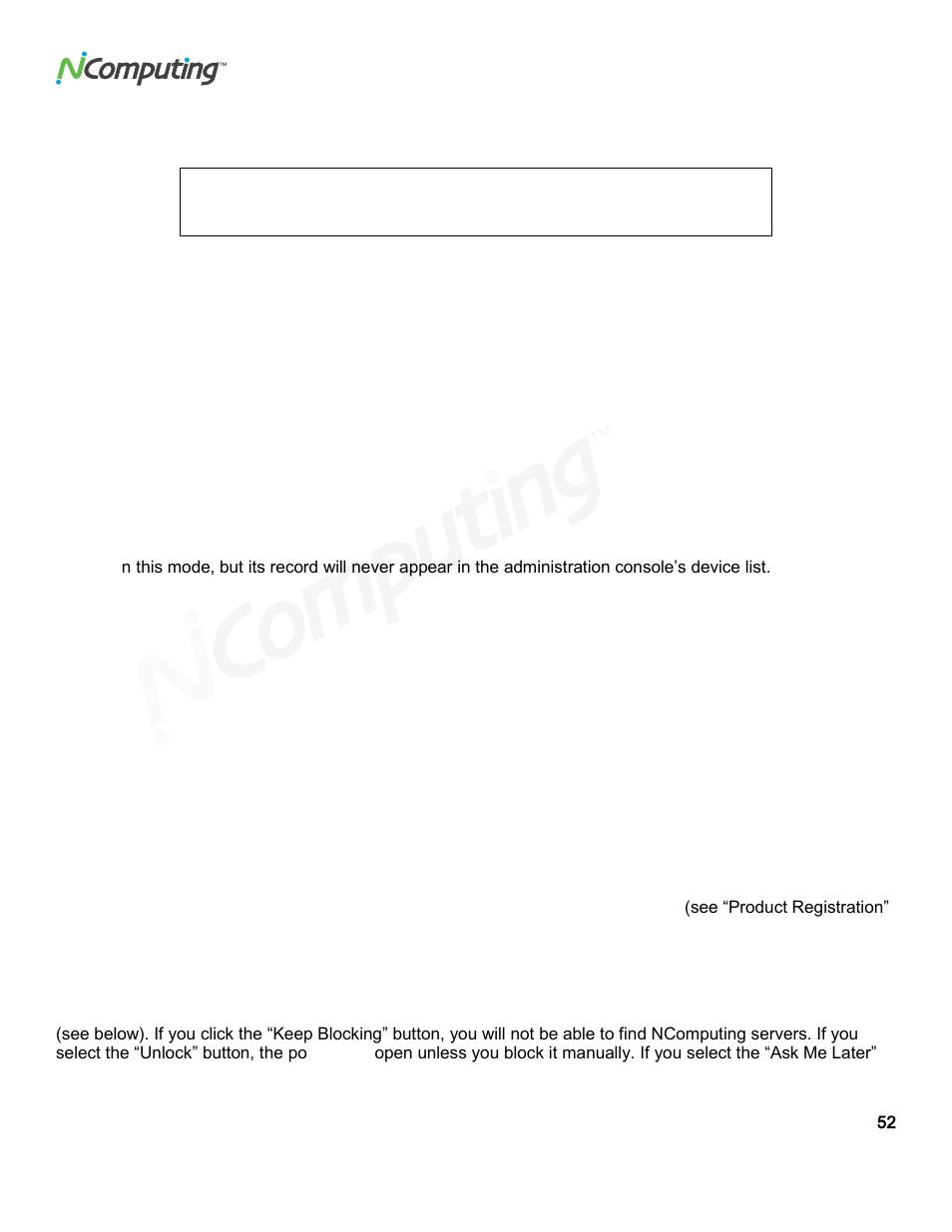 NComputing VSPACE L300 User Manual | Page 52 / 53