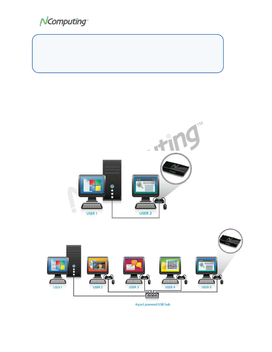 Onnection, Ptions, Connection options | NComputing VIRTUAL DESKTOP KIT U170 User Manual | Page 10 / 22