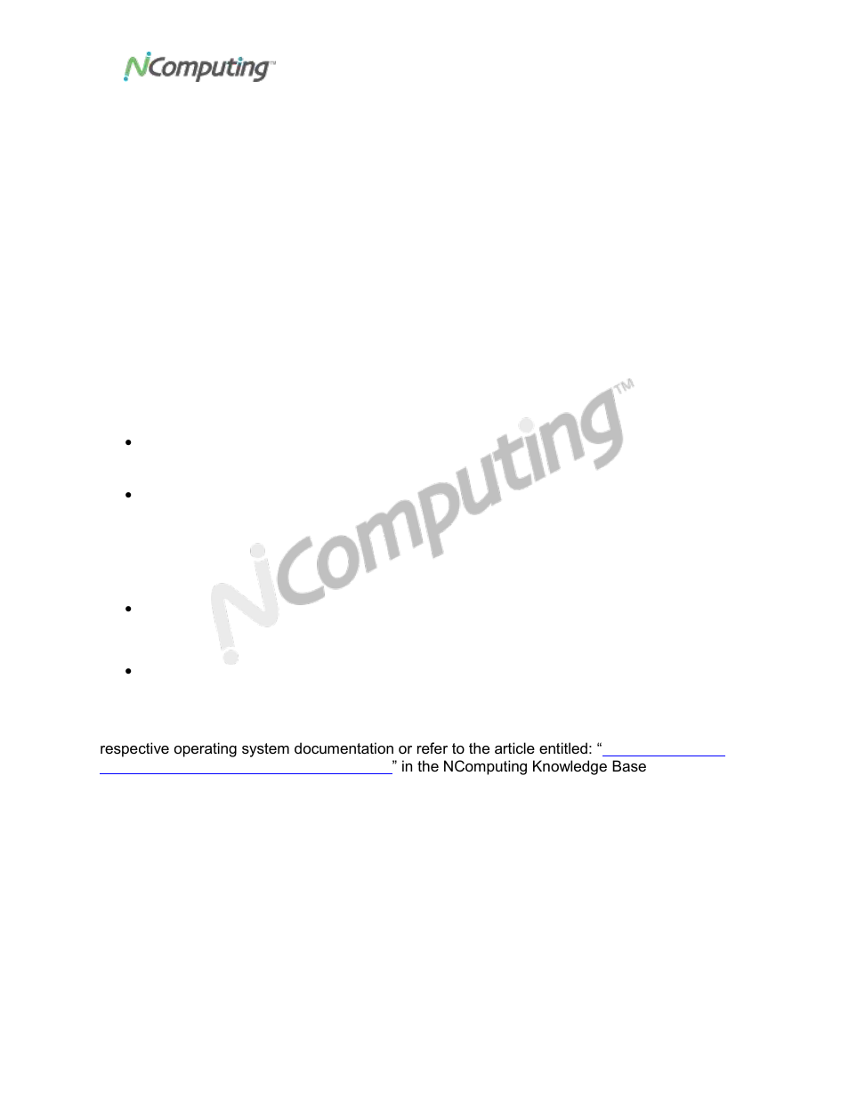 Ninstalling v, Pace, Client access license (cal) installation | Additional features, Ogin | NComputing VIRTUAL DESKTOP KIT U170 User Manual | Page 18 / 22