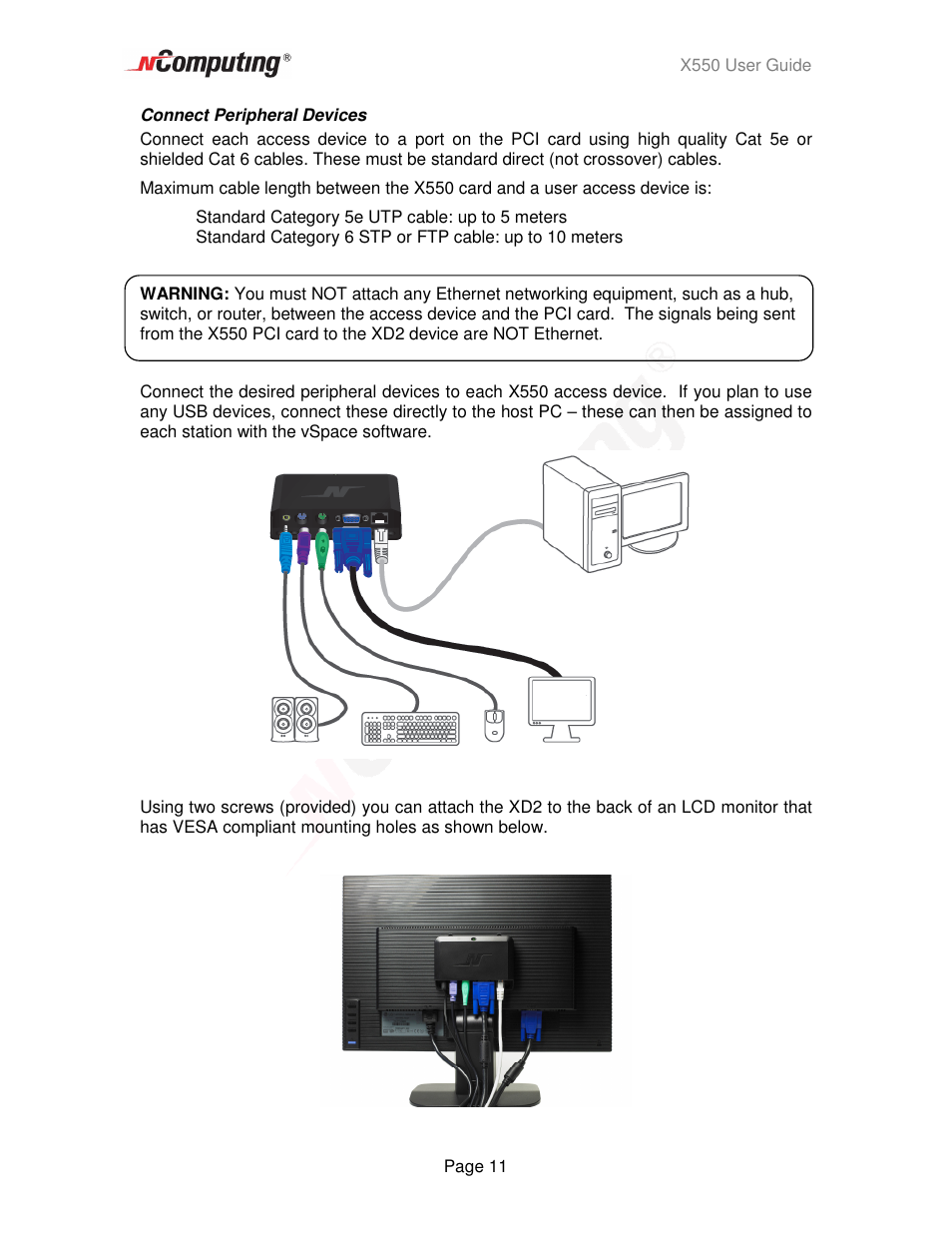 NComputing X550  EN User Manual | Page 11 / 42