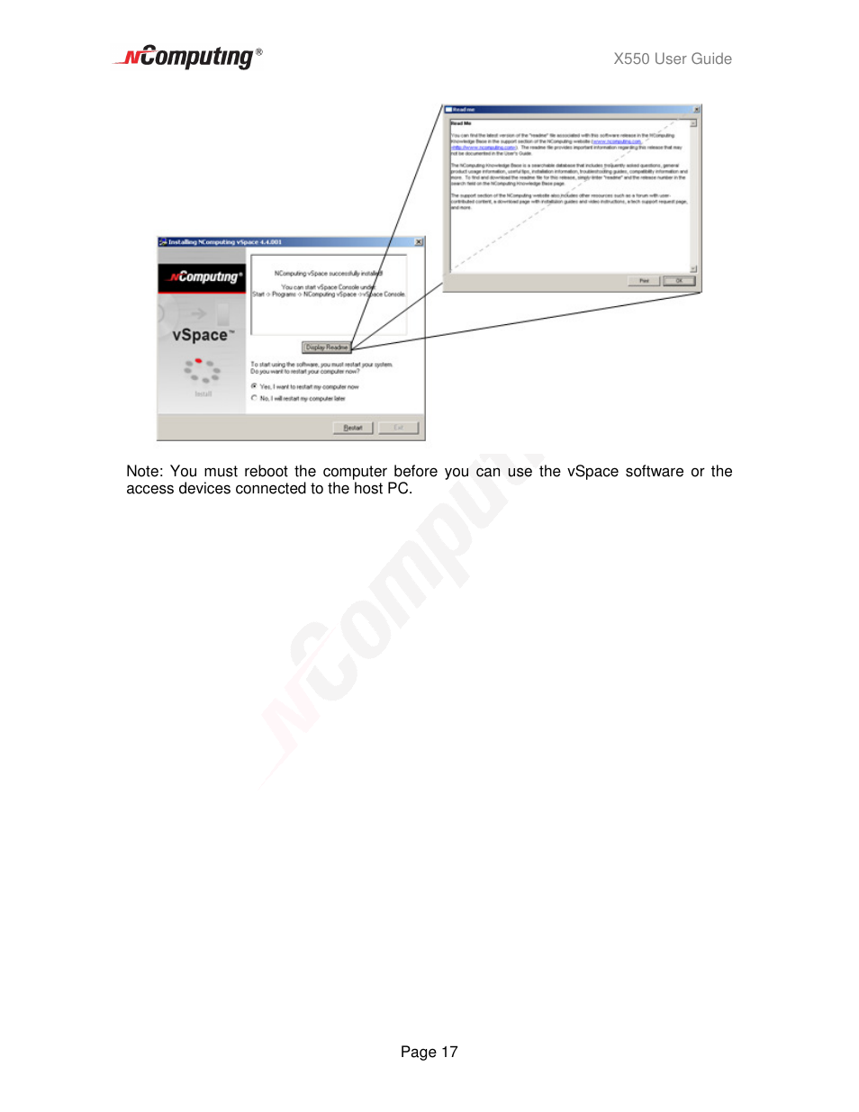 NComputing X550  EN User Manual | Page 17 / 42