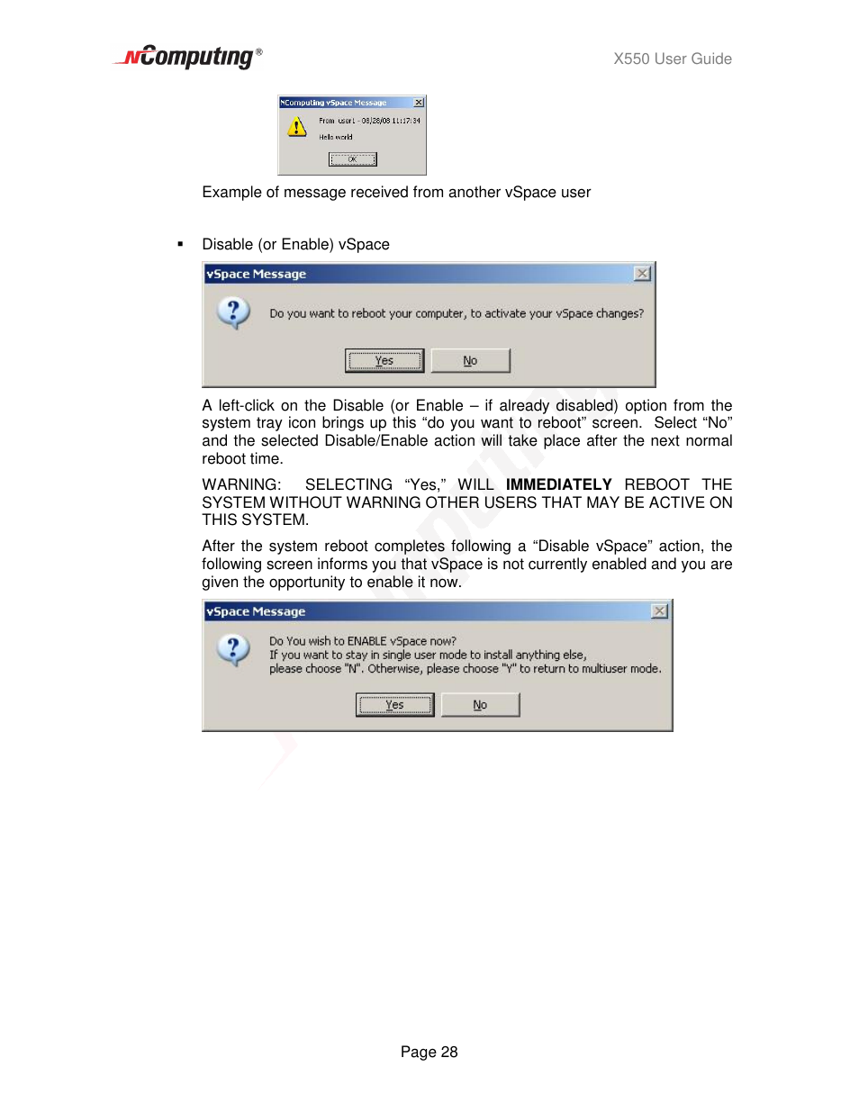 NComputing X550  EN User Manual | Page 28 / 42