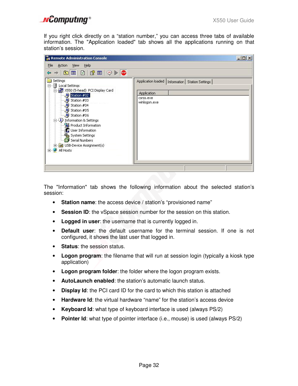 NComputing X550  EN User Manual | Page 32 / 42