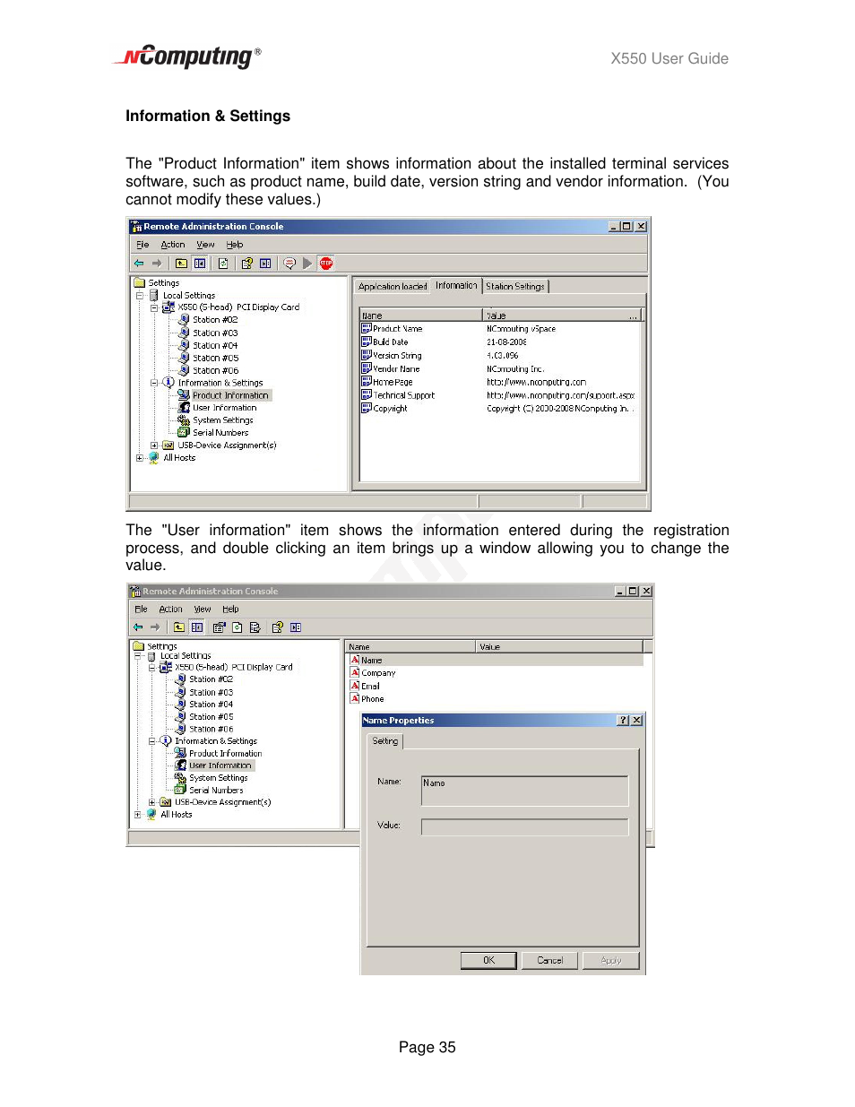 NComputing X550  EN User Manual | Page 35 / 42