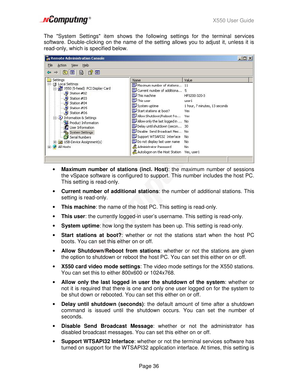 NComputing X550  EN User Manual | Page 36 / 42