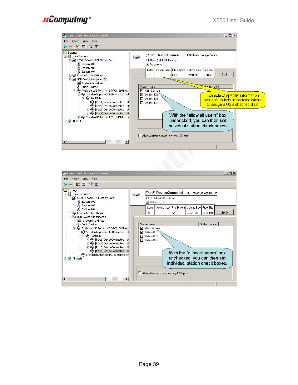 NComputing X550  EN User Manual | Page 39 / 42