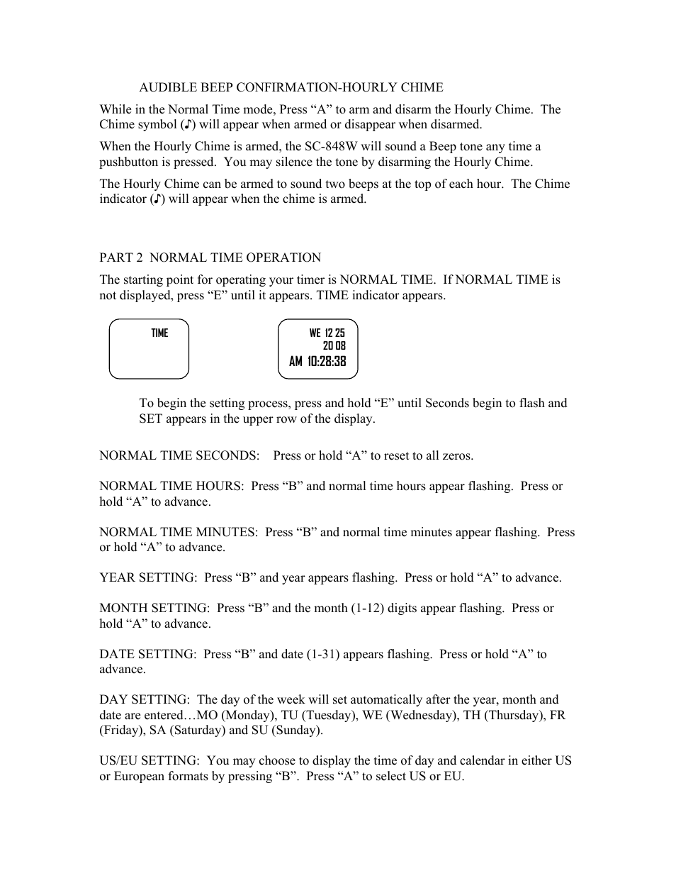 Robic Memory Speed-Chrono Countdown Timer SC-848W-300 User Manual | Page 4 / 12