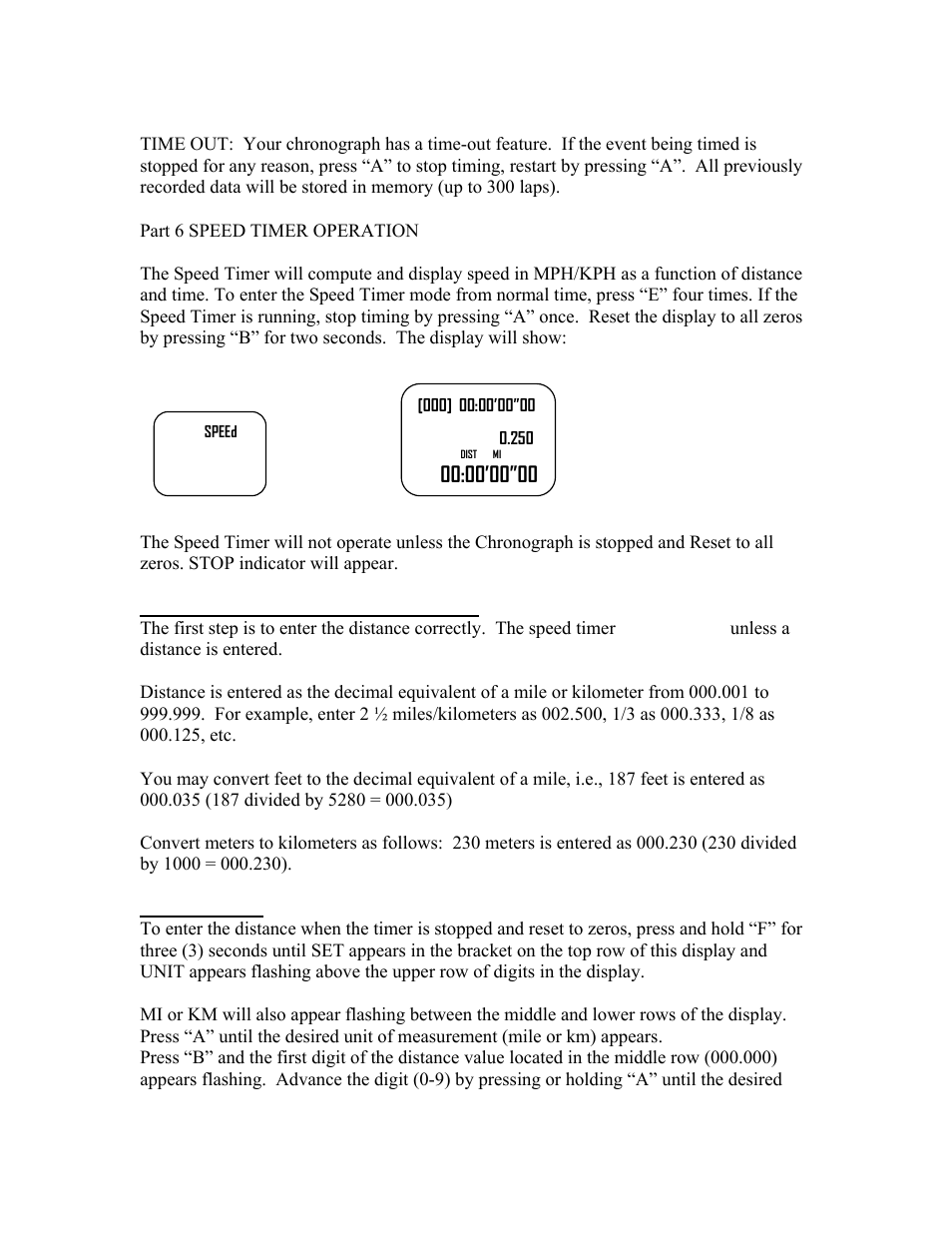 Robic Memory Speed-Chrono Countdown Timer SC-848W-300 User Manual | Page 9 / 12