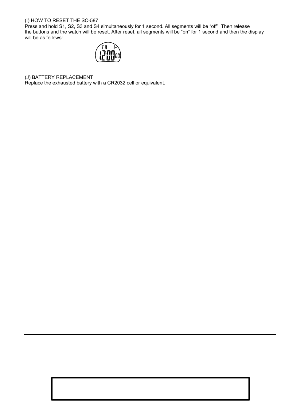 What is not covered by the warranty, Caring for your timepiece, When you require service | Robic SC-587 User Manual | Page 5 / 6