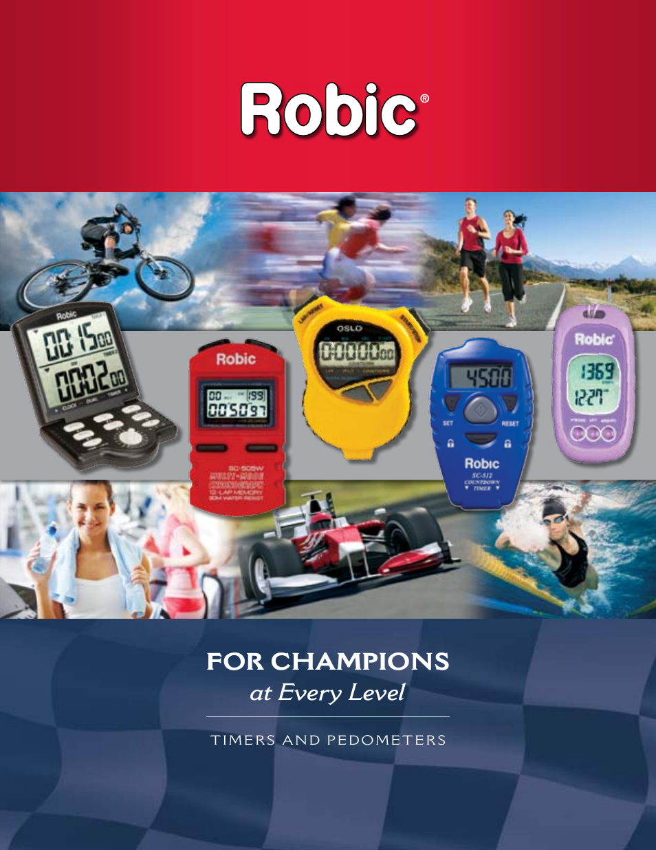 Robic Multiple Function Timer SC-606W User Manual | 16 pages